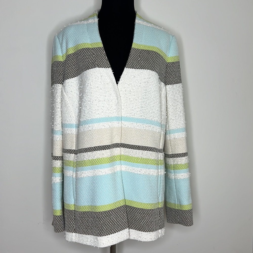 BASLER Stripe Blazer Ukrainian Jacket 40